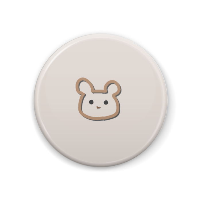 くま缶バッジ - 44mm