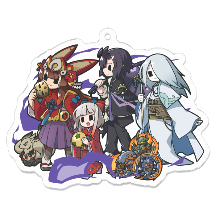 アクリルキーホルダー - 70 x 70 (mm)