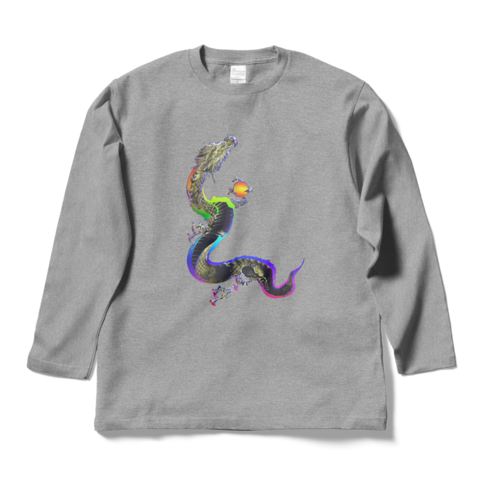 ロングスリーブTシャツ - L - 杢グレー