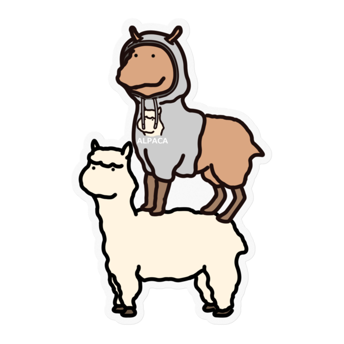 ステッカー - 100 x 100 (mm)(1)