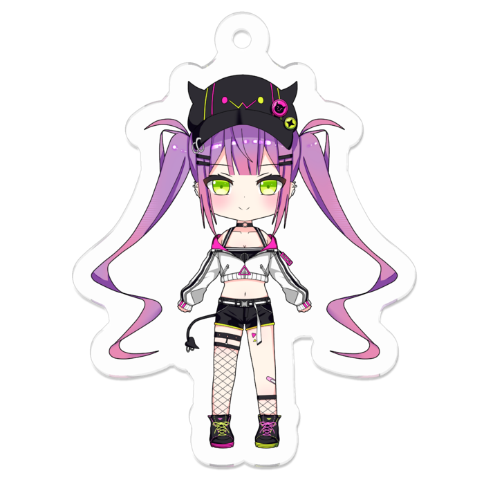 アクリルキーホルダー - 50 x 50 (mm)