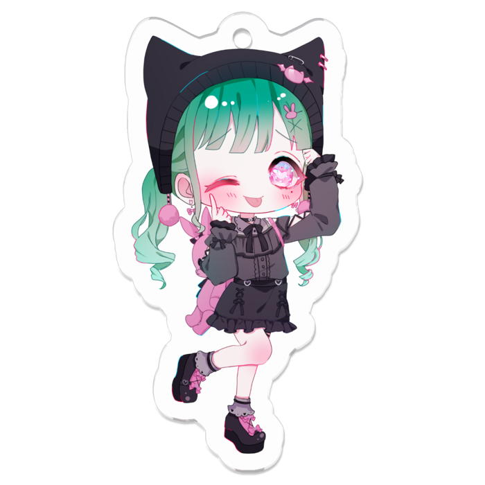 アクリルキーホルダー - 50 x 50 (mm)