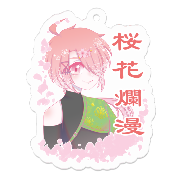 アクリルキーホルダー - 50 x 50 (mm)