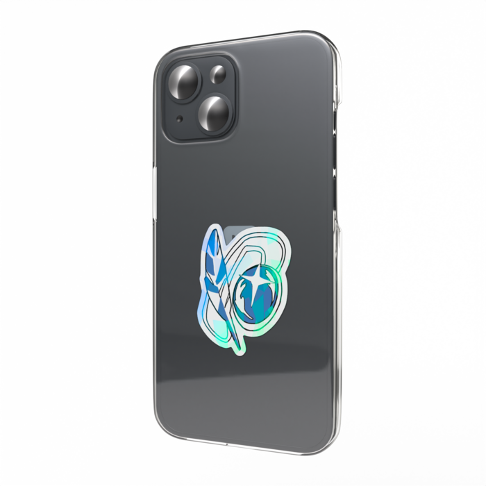 ホログラムスマホステッカー - 縦