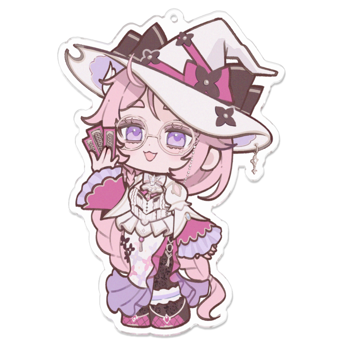 アクリルキーホルダー - 100 x 100 (mm)