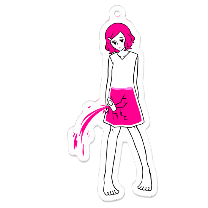 アクリルキーホルダー - 70 x 70 (mm)