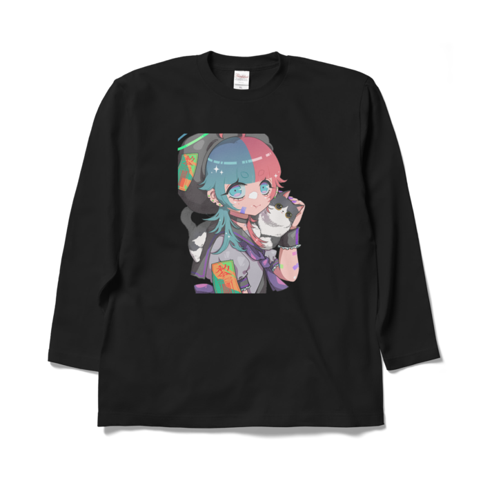 ロングスリーブTシャツ - XL - ブラック