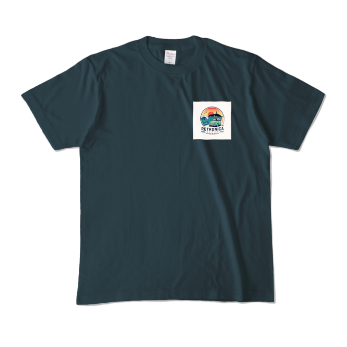 カラーTシャツ - M - デニム (濃色)