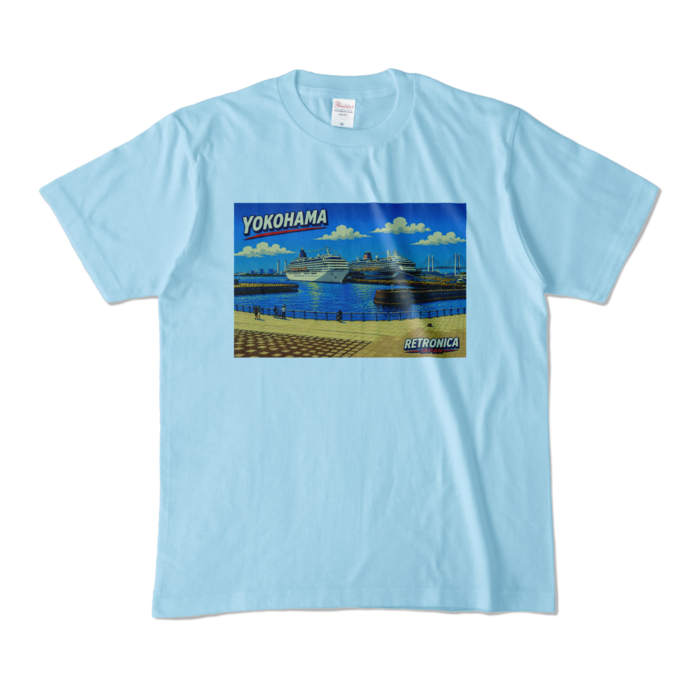 カラーTシャツ - M - ライトブルー (淡色)