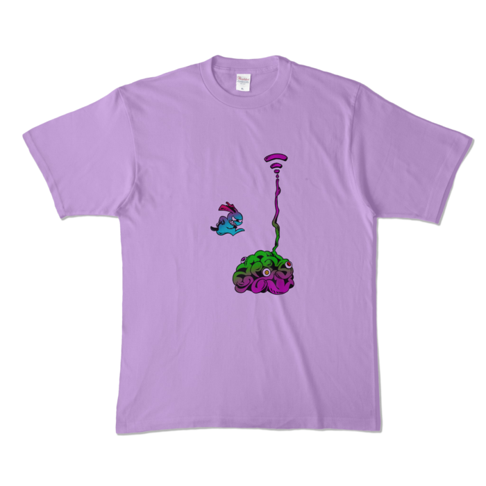 カラーTシャツ - XL - ライトパープル (淡色)(1)