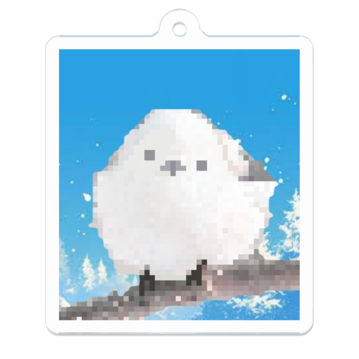 アクリルキーホルダー - 50 x 50 (mm)