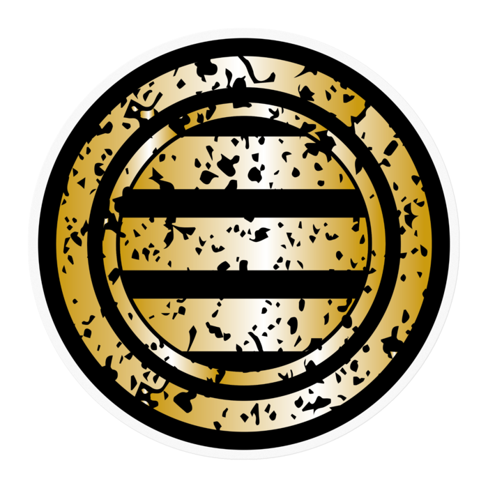 ステッカー - 100 x 100 (mm)