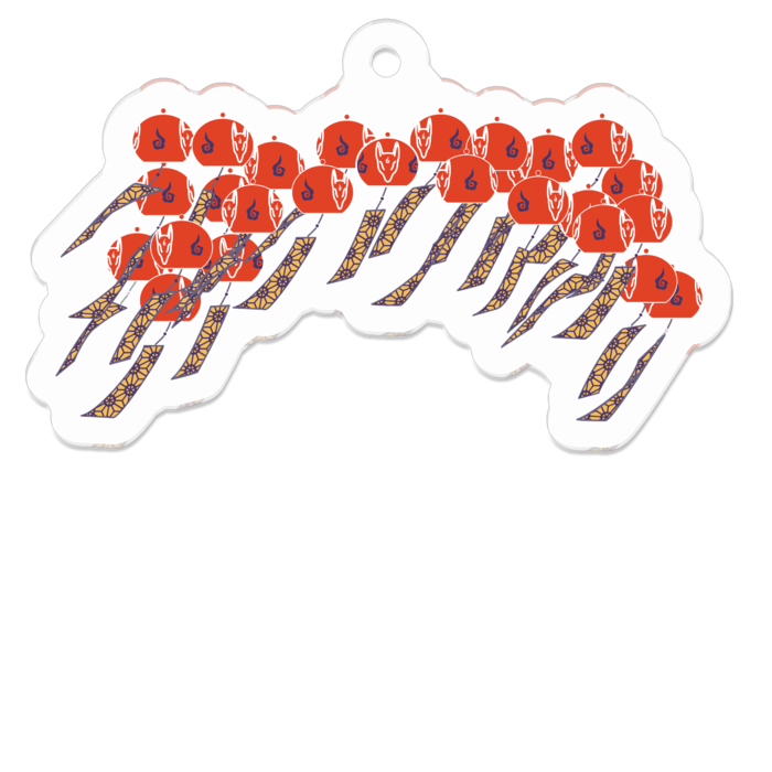 アクリルキーホルダー - 50 x 50 (mm)