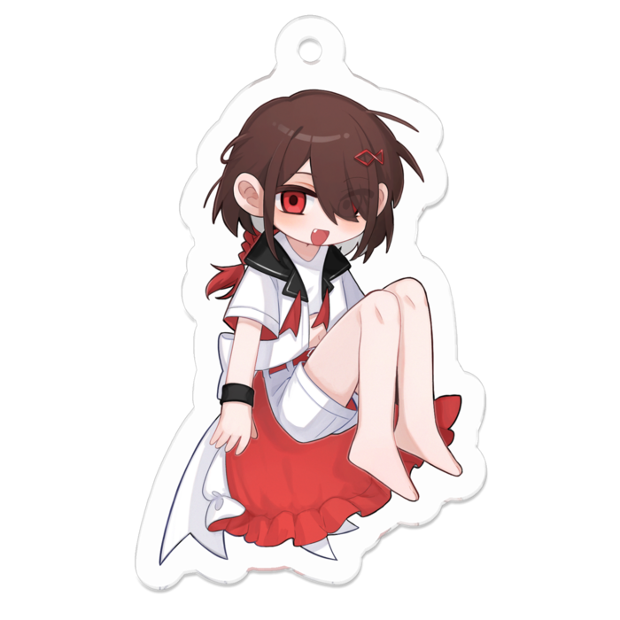 アクリルキーホルダー(チカゼ) - 50 x 50 (mm)