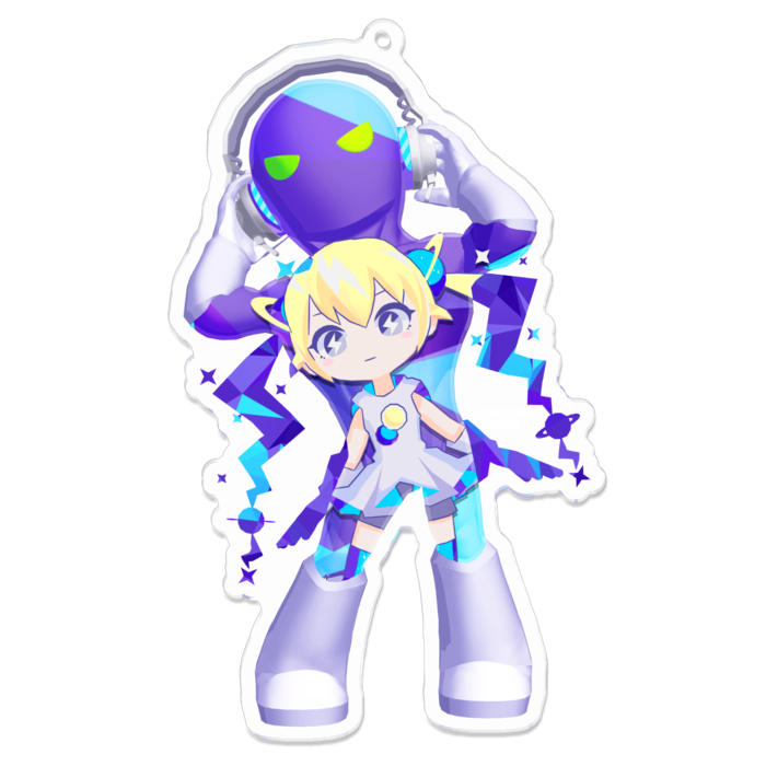 アクリルキーホルダー - 100 x 100 (mm)