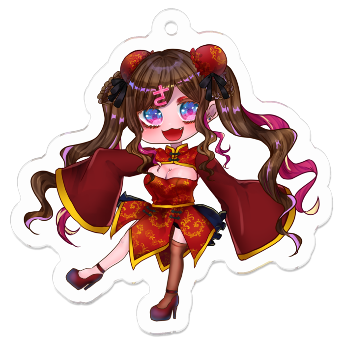 アクリルキーホルダー - 50 x 50 (mm)