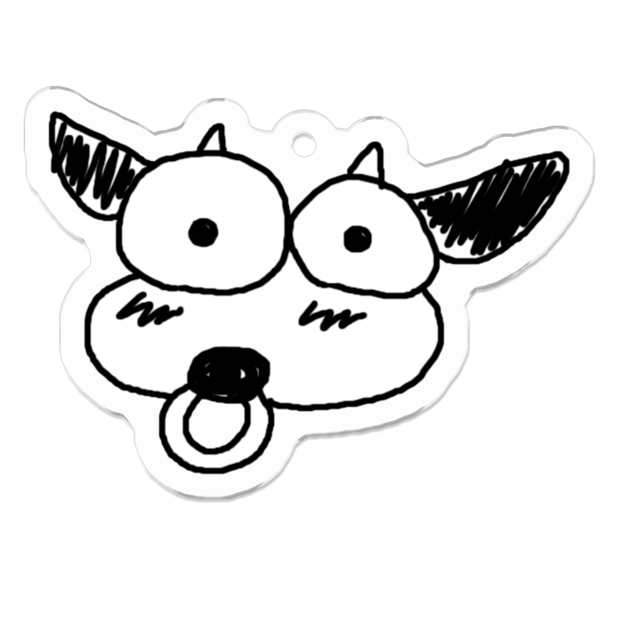 アクリルキーホルダー - 50 x 50 (mm)