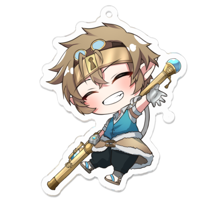 アクリルキーホルダー - 70 x 70 (mm)