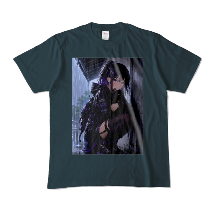 カラーTシャツ - M - デニム (濃色)