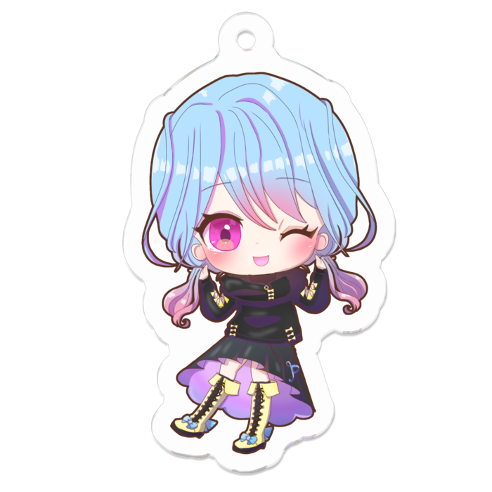 アクリルキーホルダー - 50 x 50 (mm)