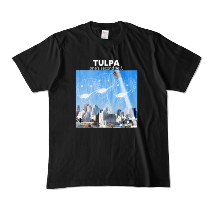 カラーTシャツ(濃色) - M - 正面 - ブラック