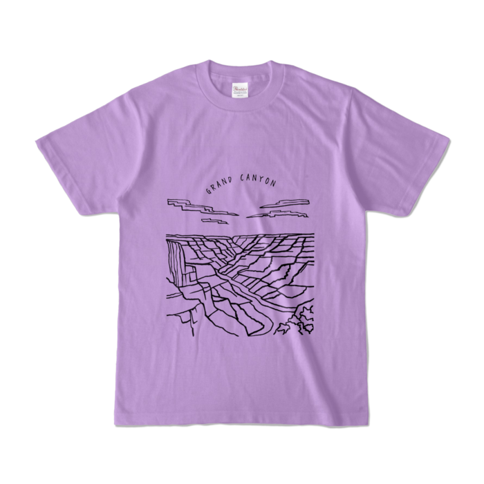 カラーTシャツ - S - ライトパープル (淡色)