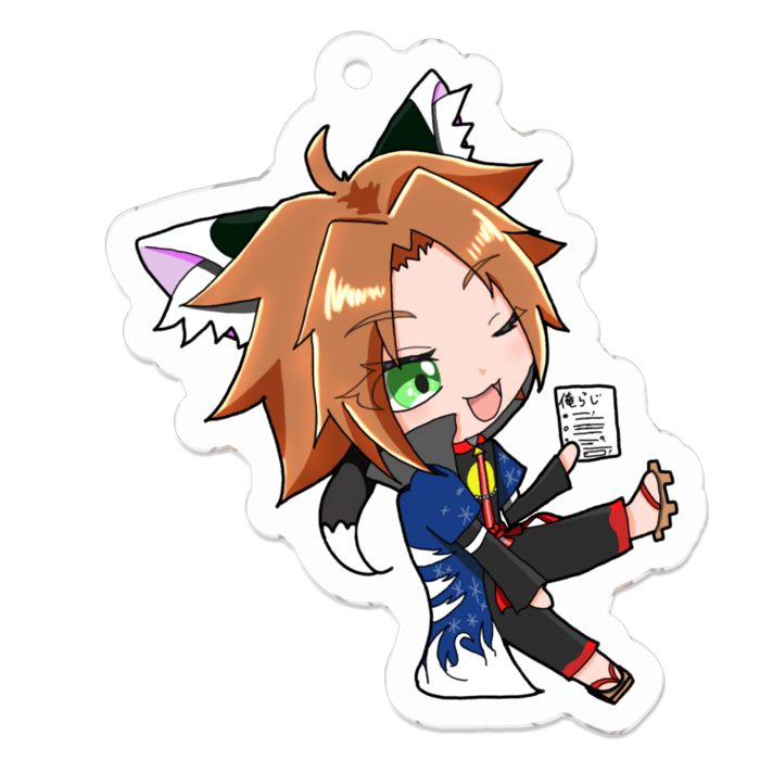 アクリルキーホルダー(コーティング) - 50 x 50 (mm)
