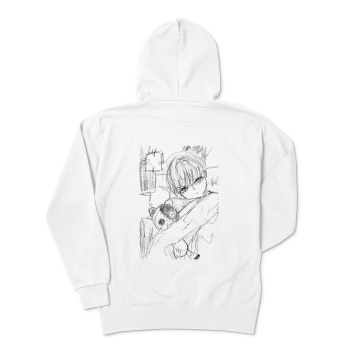 パーカー - XL - ホワイト