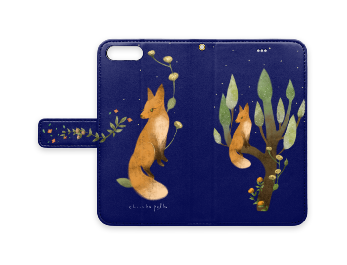 手帳型iPhoneケース - iPhone 8 Plus / 7 Plus - ストラップ穴 あり