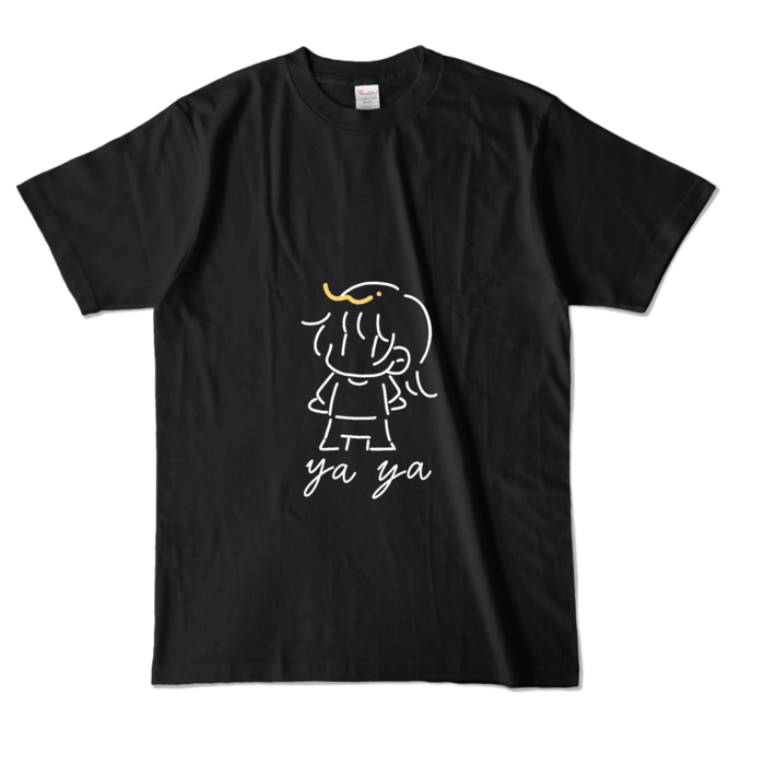 カラーTシャツ - L - ブラック （濃色）