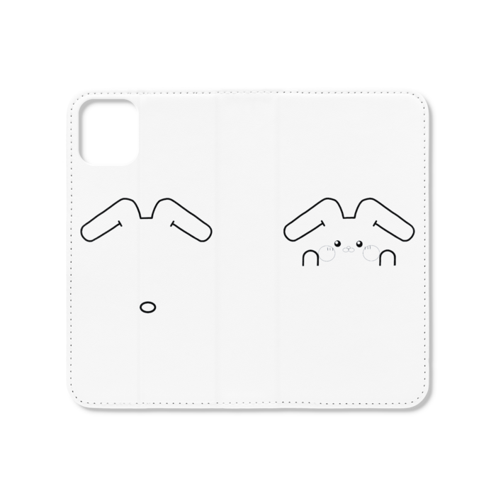 手帳型iPhoneケース（ベルトなし） - iPhone 11 - ストラップ穴 なし