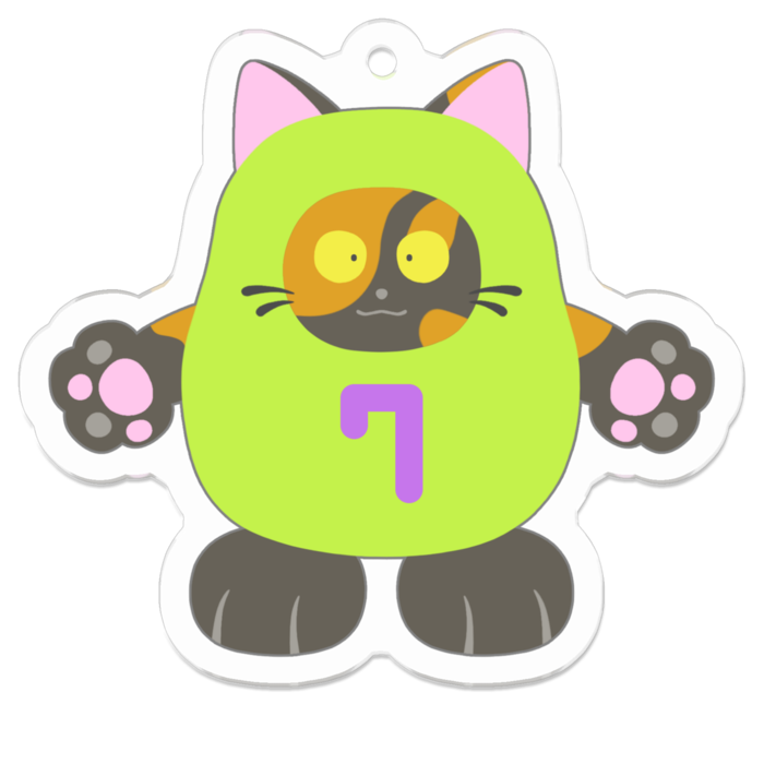 ナツのアクリルキーホルダー
