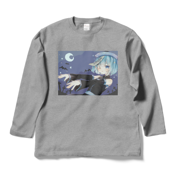 ロングスリーブTシャツ - L - 杢グレー