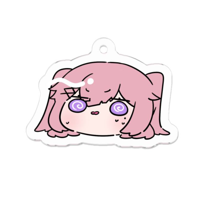 アクリルキーホルダー - 50 x 50 (mm)