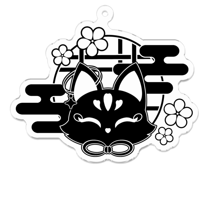 アクリルキーホルダー - 70 x 70 (mm)