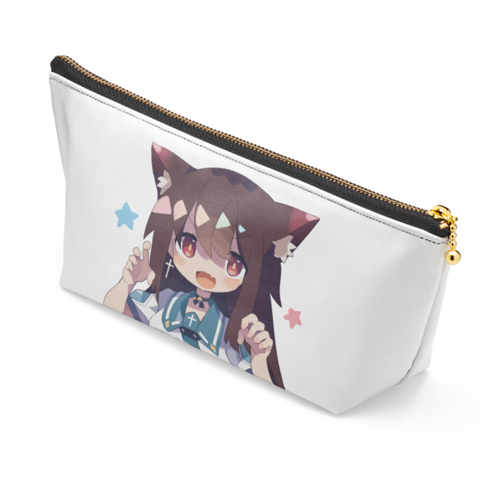 ポーチ - 長さ21.5cm / 高さ10cm - ブラック