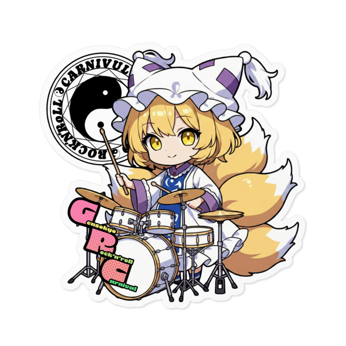 ステッカー - 100 x 100 (mm)