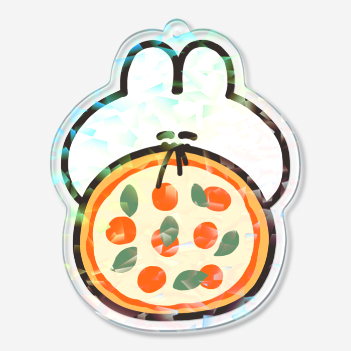 ホログラムアクリルキーホルダー - 70 × 70mm