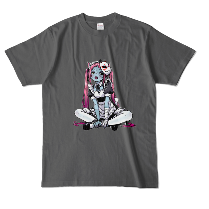カラーTシャツ - L - チャコール (濃色)