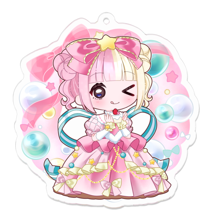 アクリルキーホルダー - 70 x 70 (mm) M