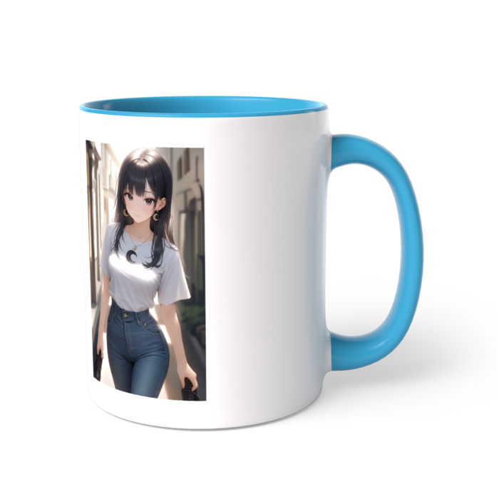 ツートンカラーマグカップ - 直径 8.2cm / 高さ 9.5cm