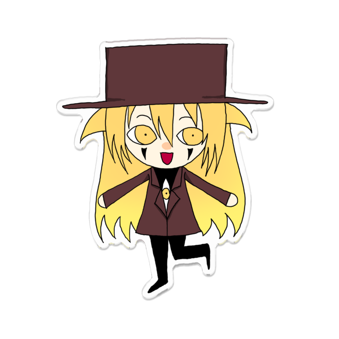 アクリルバッジ - 100 x 100 (mm)