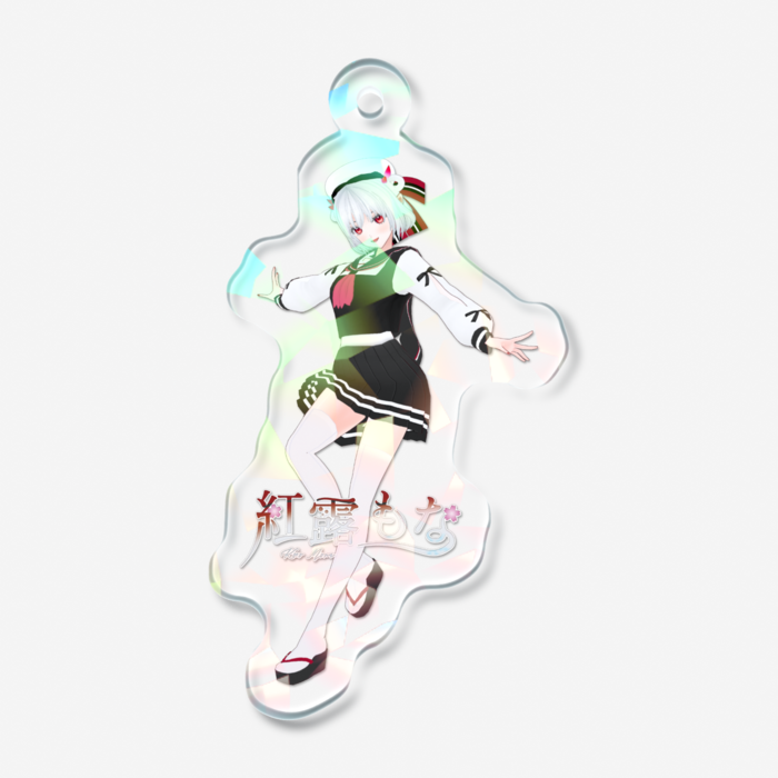 ホログラムアクリルキーホルダー - 50 × 50mm