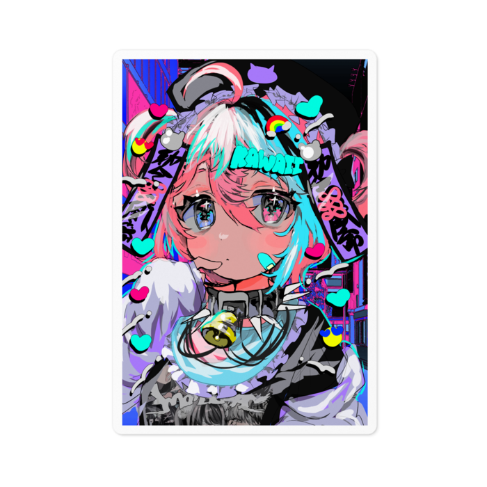 ステッカー - 100 x 100 (mm)