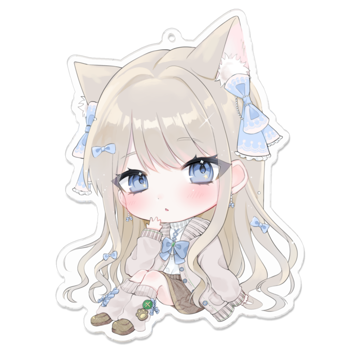 アクリルキーホルダー - 100 x 100 (mm)