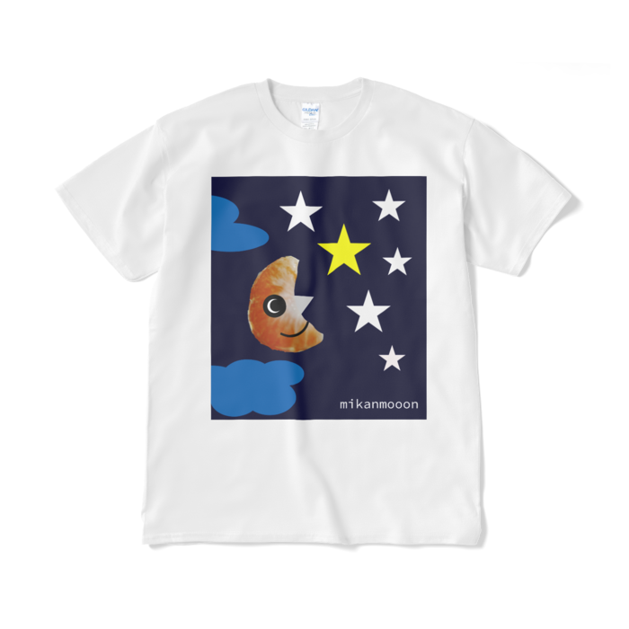 ミカンムーンTシャツ（短納期） - XL - ホワイト