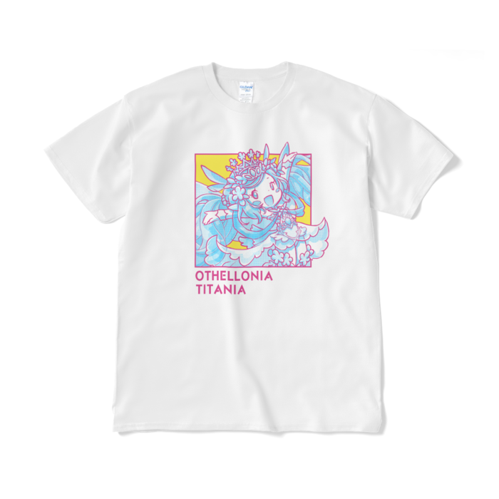 ちびキャラ「ティターニア」 デザインTシャツ（XL/ホワイト）