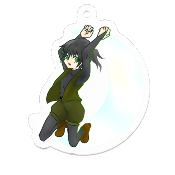 アクリルキーホルダー - 50 x 50 (mm)