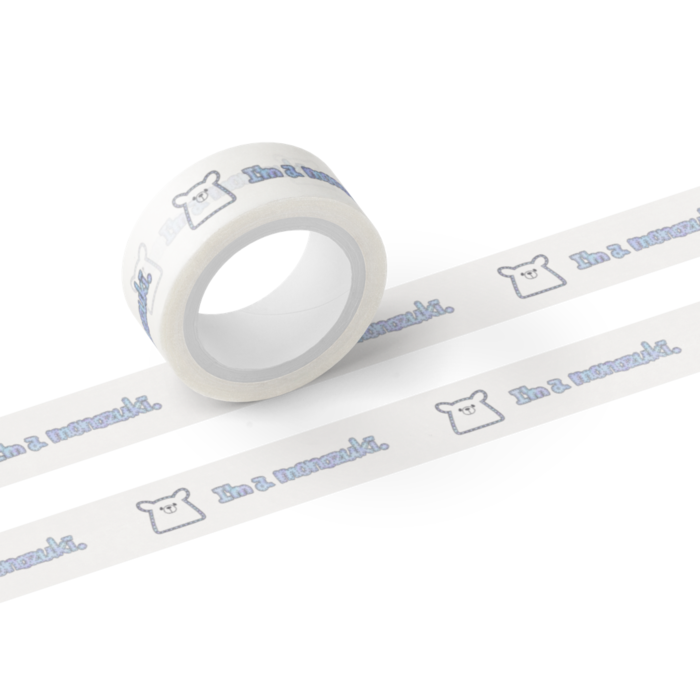 マスキングテープ　くまとロゴ　幅 15mm