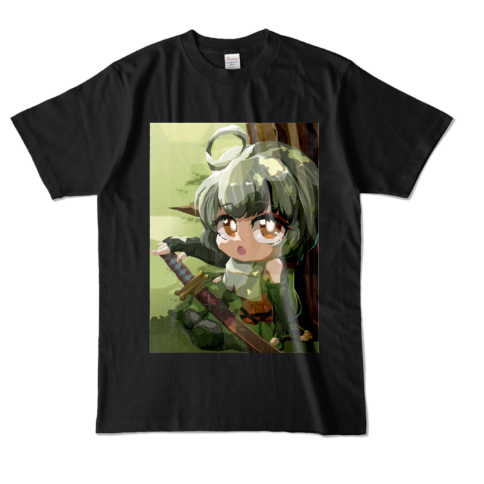 カラーTシャツ - L - ブラック (濃色)